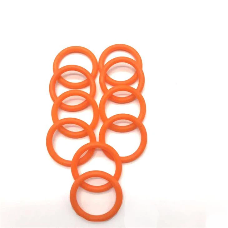 Orange Colour Silicone O Ring