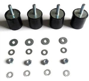 M6x18 20 X 25mm Anti Vibrerende Gummibærende Snubber