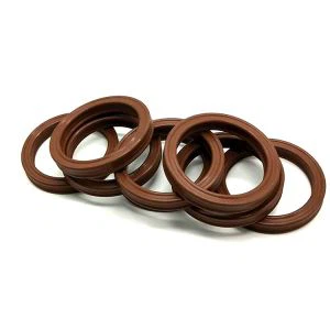 Viton Quad-Ring, 75A Durometer, Brun
