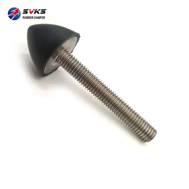Stainless Steel Thread Rubber Cone Vibraition Mount